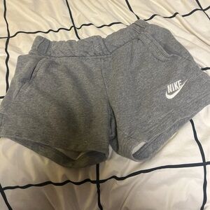 Grey Nike shorts size medium